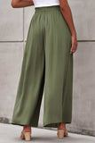 Drawstring Waist Wide Leg Pants - Trendsi - Flyclothing LLC
