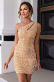 Contrast Sequin Sleeveless Mini Dress - Trendsi - Flyclothing LLC