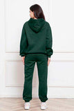 Drop Shoulder Long Sleeve Hoodie and Pants Set - Trendsi - Flyclothing LLC