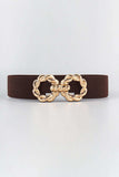 Zinc Alloy Buckle Elastic Belt - Trendsi - Flyclothing LLC