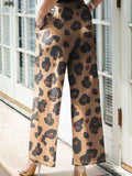 Leopard Wide Leg Pants - Trendsi - Flyclothing LLC