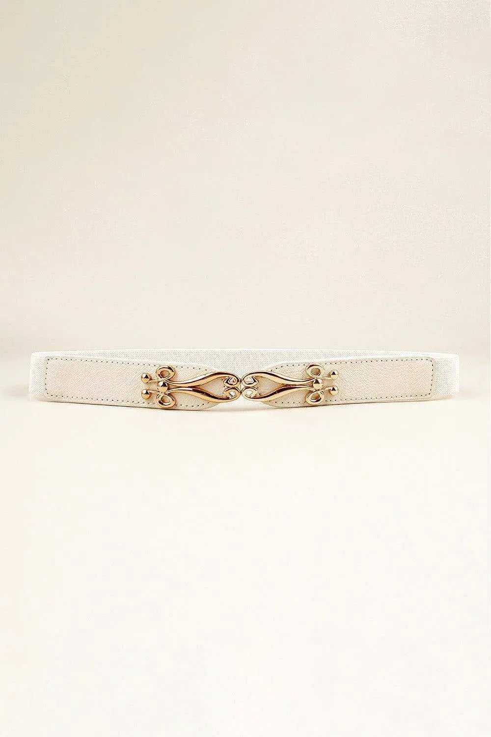 Alloy Buckle Elastic Belt - Trendsi - Flyclothing LLC