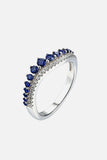 Lab-Grown Sapphire 925 Sterling Silver Rings - Trendsi - Flyclothing LLC
