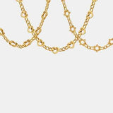 Brass Titanium Steel Necklace - Trendsi - Flyclothing LLC