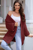 Open Front Longline Cardigan - Trendsi - Flyclothing LLC