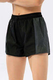Color Block Drawstring Active Shorts - Trendsi - Flyclothing LLC