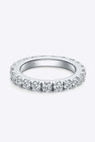 2.3 Carat Moissanite 925 Sterling Silver Eternity Ring - Trendsi - Flyclothing LLC