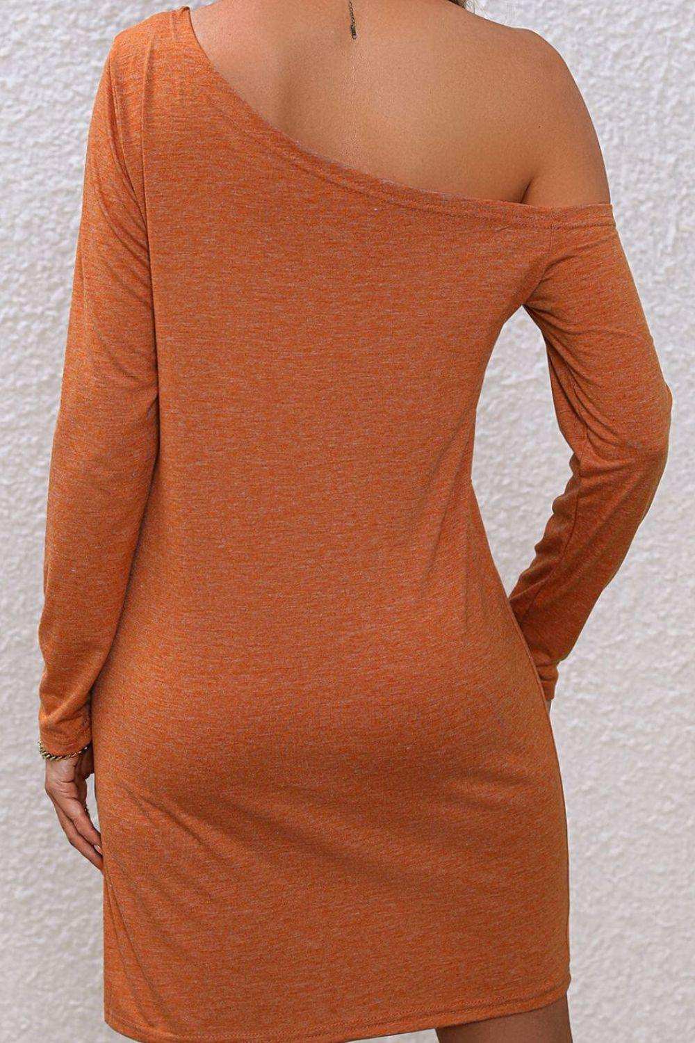Twisted One-Shoulder Mini Dress - Trendsi - Flyclothing LLC