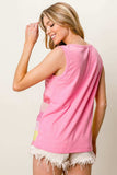 BiBi Color Block & Striped Round Neck Tank - Trendsi - Flyclothing LLC