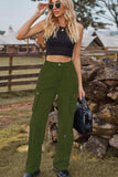 Loose Fit Long Jeans with Pockets - Trendsi - Flyclothing LLC