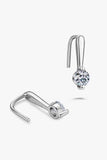 Moissanite 925 Sterling Silver Earrings - Trendsi - Flyclothing LLC
