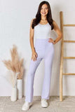 RISEN Full Size High Waist Ultra Soft Knit Flare Pants - Trendsi - Flyclothing LLC