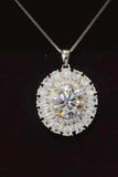 5 Carat Moissanite 925 Sterling Silver Necklace - Trendsi - Flyclothing LLC