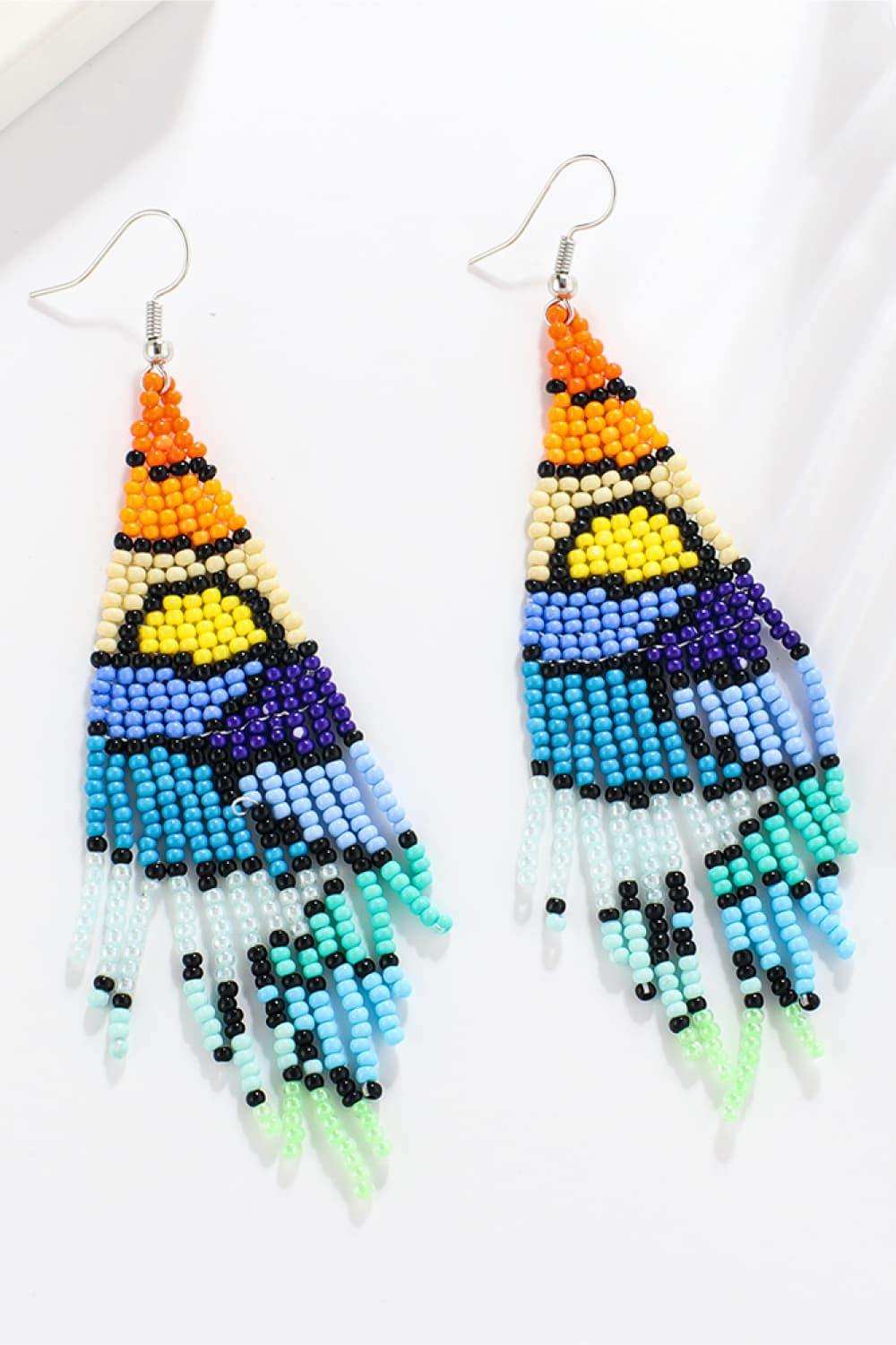 Beaded Dangle Earrings - Trendsi - Flyclothing LLC