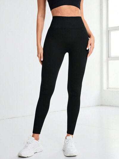 High Waist Active Leggings - Trendsi - Flyclothing LLC