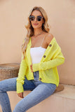 Raglan Sleeve Button Front Cardigan - Trendsi - Flyclothing LLC