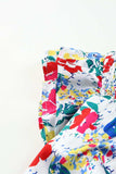 Plus Size Floral Smocked Flutter Sleeve Blouse - Trendsi - Flyclothing LLC