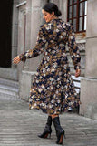 Floral Flounce Sleeve Tiered Dress - Trendsi - Flyclothing LLC