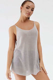 Scoop Neck Spaghetti Strap Knit Cami - Trendsi - Flyclothing LLC