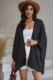 Open Front Dolman Sleeve Cardigan - Trendsi - Flyclothing LLC