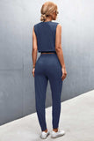 Sleeveless Top and Joggers Set - Trendsi - Flyclothing LLC