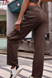Buttoned Knee Pockets Loose Fit Jeans - Trendsi - Flyclothing LLC