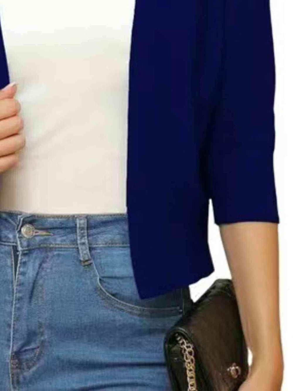 Open Front Cardigan - Trendsi - Flyclothing LLC
