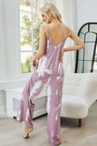 Tie-Dye Spaghetti Strap Jumpsuit with Pockets - Trendsi - Flyclothing LLC