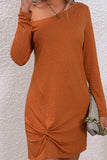 Twisted One-Shoulder Mini Dress - Trendsi - Flyclothing LLC