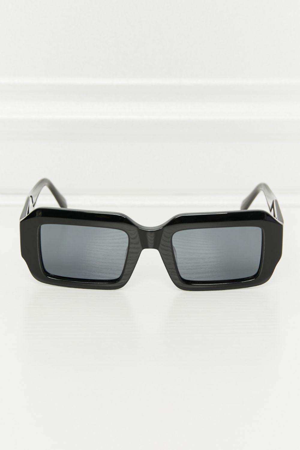 Rectangle TAC Polarization Lens Full Rim Sunglasses - Trendsi - Flyclothing LLC