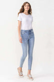 Lovervet Full Size Talia High Rise Crop Skinny Jeans - Trendsi - Flyclothing LLC