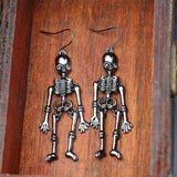 Skeleton Alloy Earrings - Trendsi - Flyclothing LLC