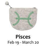 Felt Pisces Zodiac Coin Purse - Global Groove - Global Groove - Flyclothing LLC