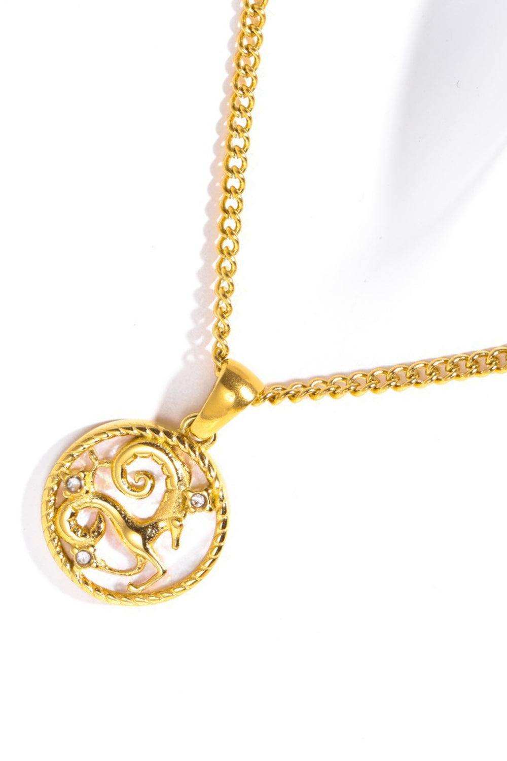 Constellation Pendant Stainless Steel Necklace - Trendsi - Flyclothing LLC