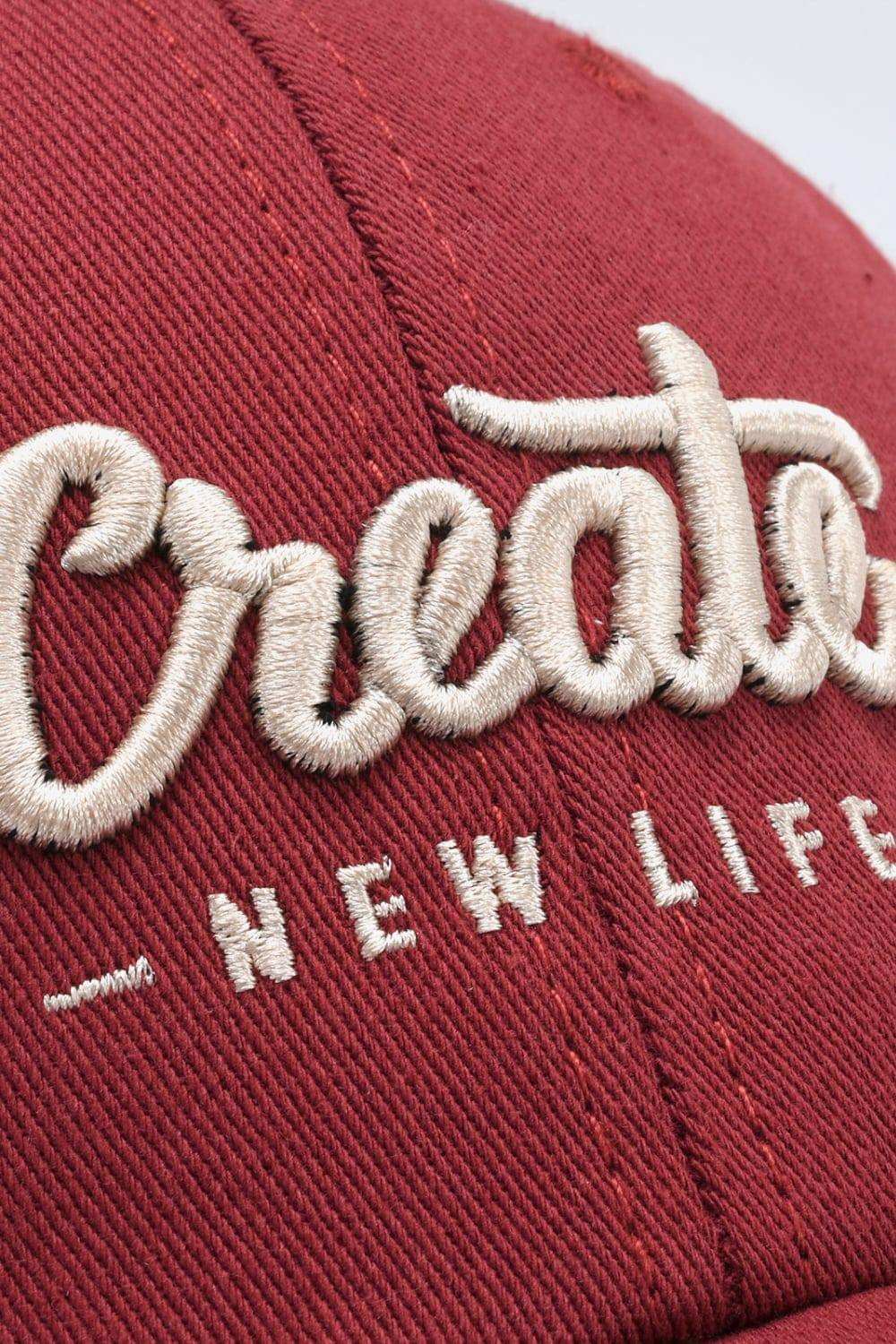 CREATE NEW LIFE Adjustable Cotton Baseball Cap - Trendsi - Flyclothing LLC