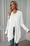 Open Front Long Sleeve Cardigan - Trendsi - Flyclothing LLC