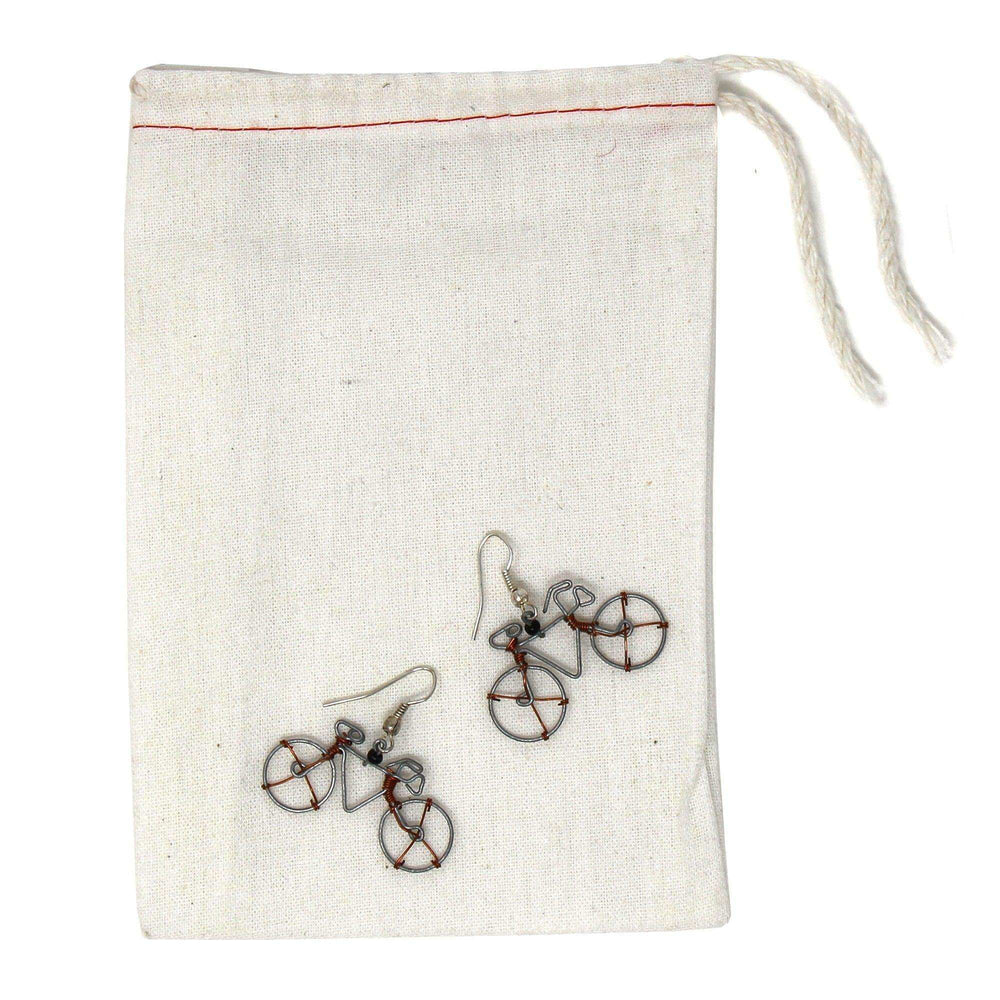 Wire Bicycle Earrings - Creative Alternatives - Creative Alternatives - Flyclothing LLC