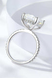 5.52 Carat Moissanite Side Stone Ring - Trendsi - Flyclothing LLC
