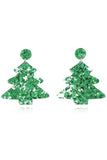 Christmas Tree Acrylic Earrings - Trendsi - Flyclothing LLC