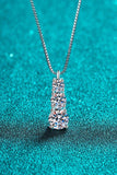 1.8 Carat Moissanite Triple-Pendant Necklace - Trendsi - Flyclothing LLC