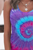 Printed Scoop Neck Racerback Tank - Trendsi - Flyclothing LLC