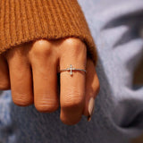 925 Sterling Silver Cross Ring - Trendsi - Flyclothing LLC