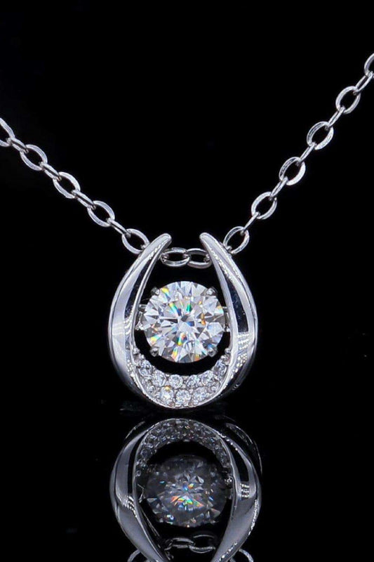 Moissanite Zircon Pendant Necklace - Trendsi - Flyclothing LLC