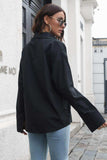 Dropped Shoulder Longline Shirt - Trendsi - Flyclothing LLC