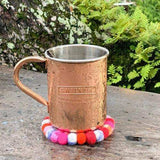 Hand Crafted Felt Ball Coasters from Nepal: 4-pack, Rainbow - Global Groove (T) - Global Groove - Flyclothing LLC