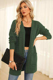 Open Front Dropped Shoulder Cardigan with Pockets - Trendsi - Flyclothing LLC