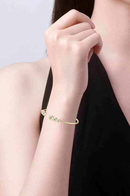 1.8 Carat Moissanite 925 Sterling Silver Bracelet - Trendsi - Flyclothing LLC