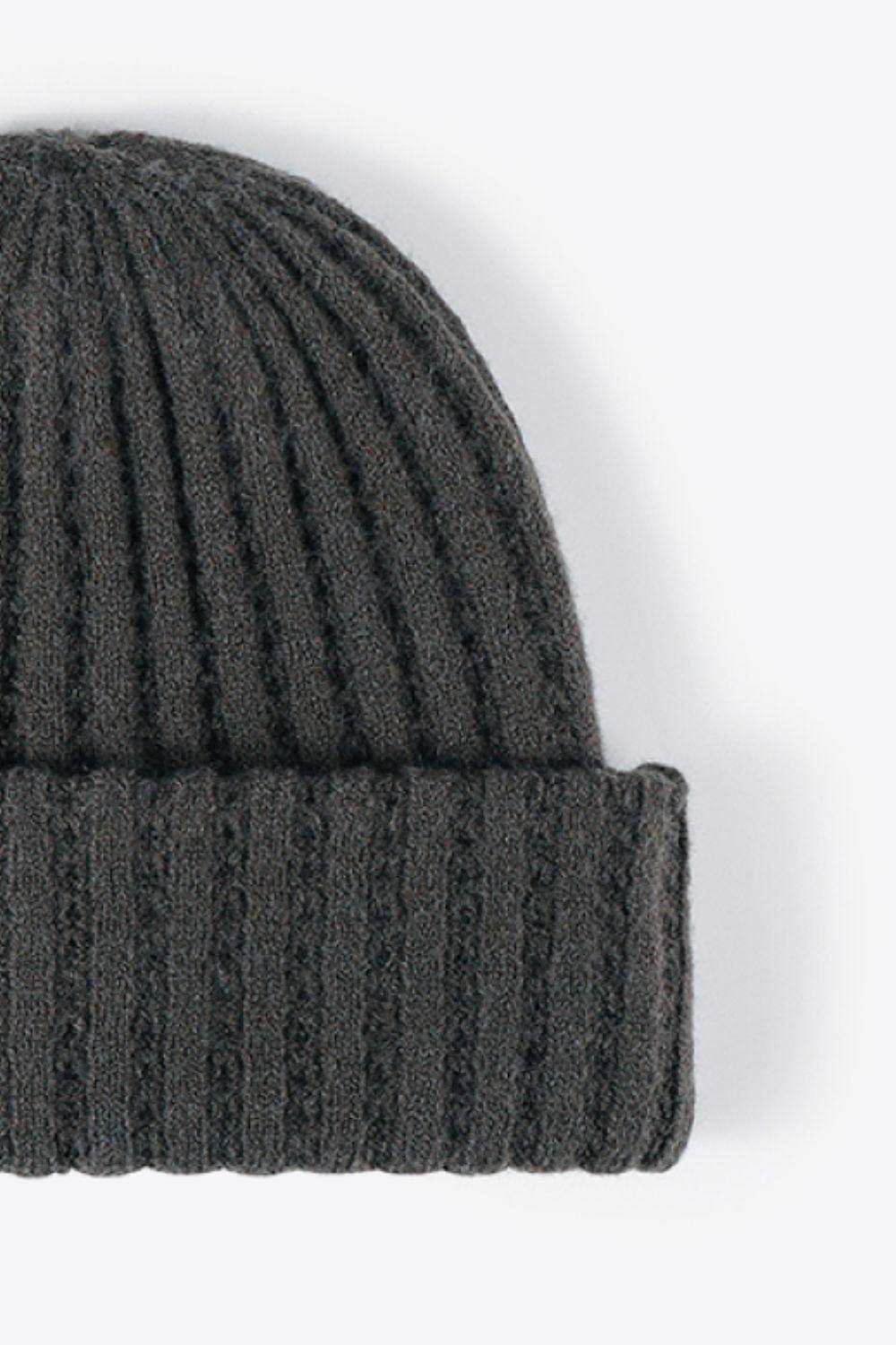 Wide Rib Beanie - Trendsi - Flyclothing LLC