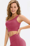 Scoop Neck Long Sports Bra - Trendsi - Flyclothing LLC