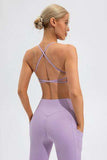 Crisscross Spaghetti Strap Active Cami - Trendsi - Flyclothing LLC